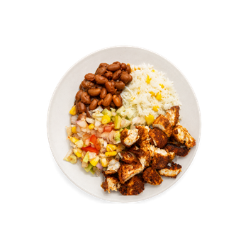 Burrito bowl with Chicken by Crazy Calories
